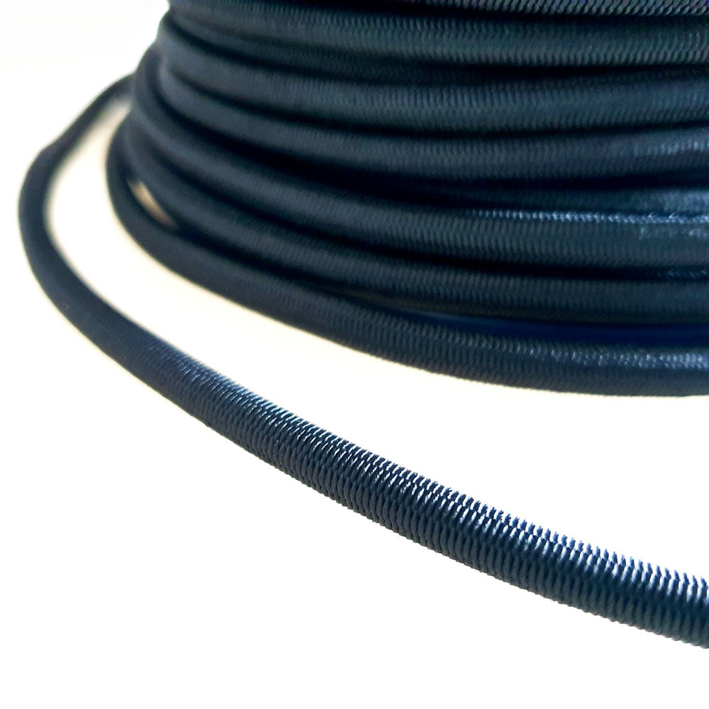 Gummileine Schwarz 5mm